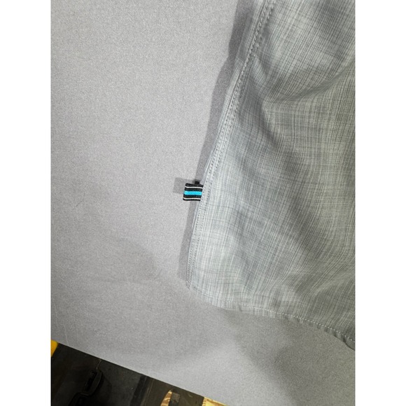 KUHL Mens Button Up Shirt Short Sleeve Gray Plaid Outdoor Adventure Size XXL - Picture 5 of 5